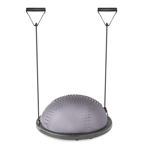 Балансировочная платформа  Hop-Sport Bosu HS-MB058B grey - фото №4